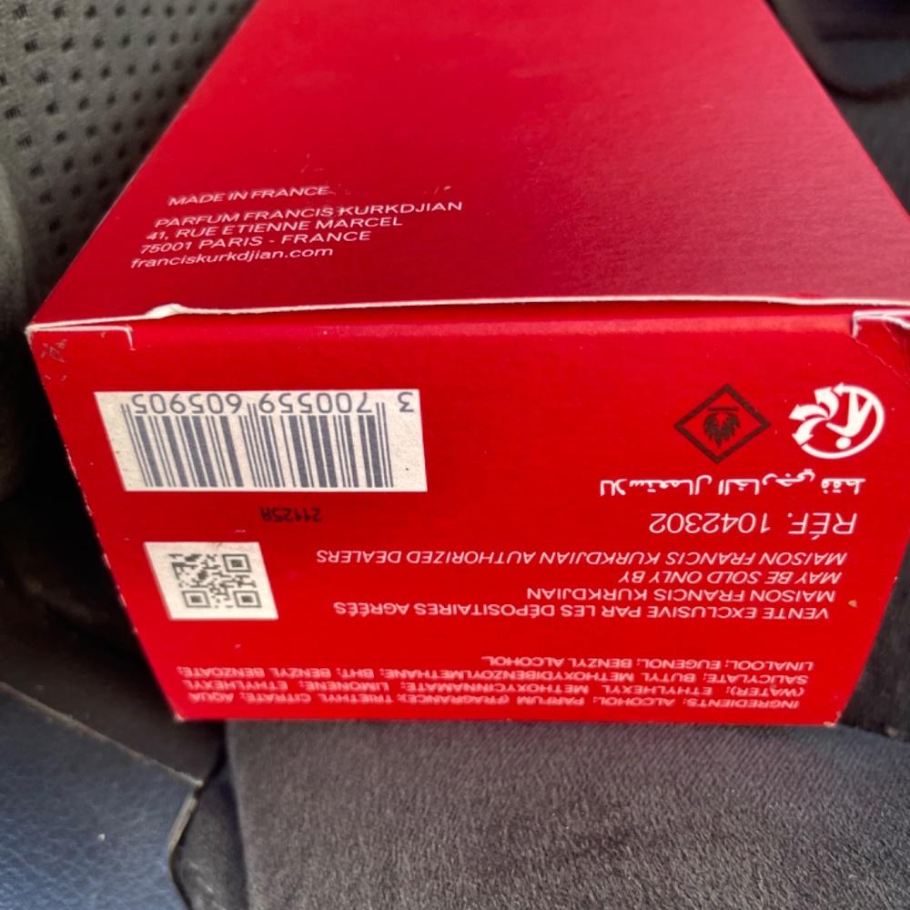 Baccarat rouge 540 extrait de parfume - Picture 6 of 6